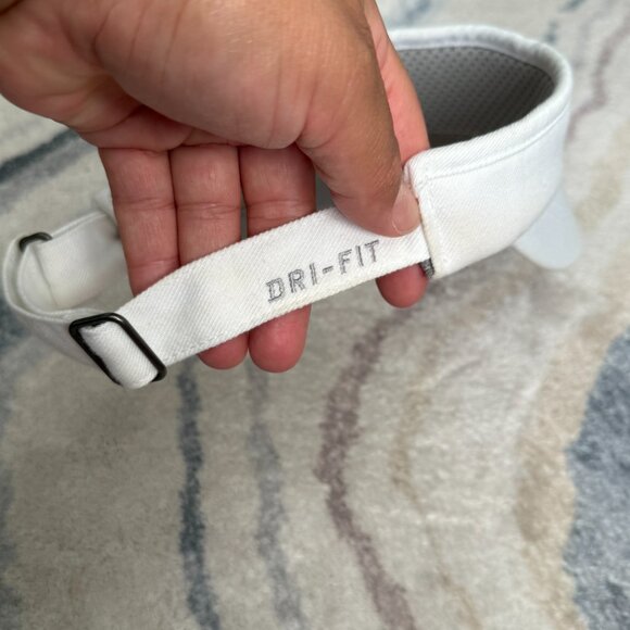 Nike FSU Florida State Seminoles Dri-Fit Visor White - Picture 4 of 4